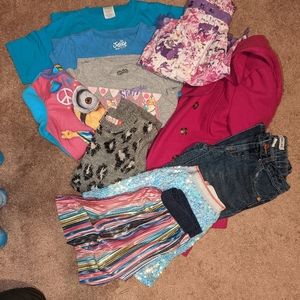 Size 7/8 Girls 10 pc. Lot includes winter jacket